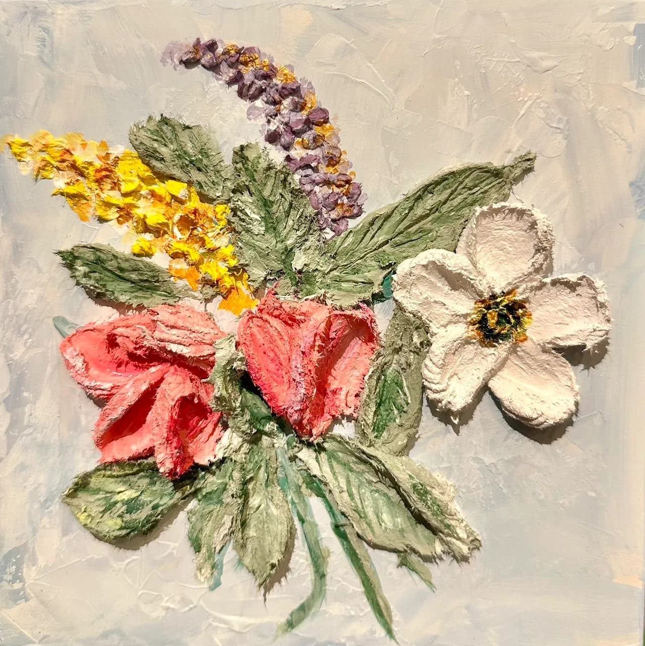 Introduction to Sculpture Painting- Spring Bouquet