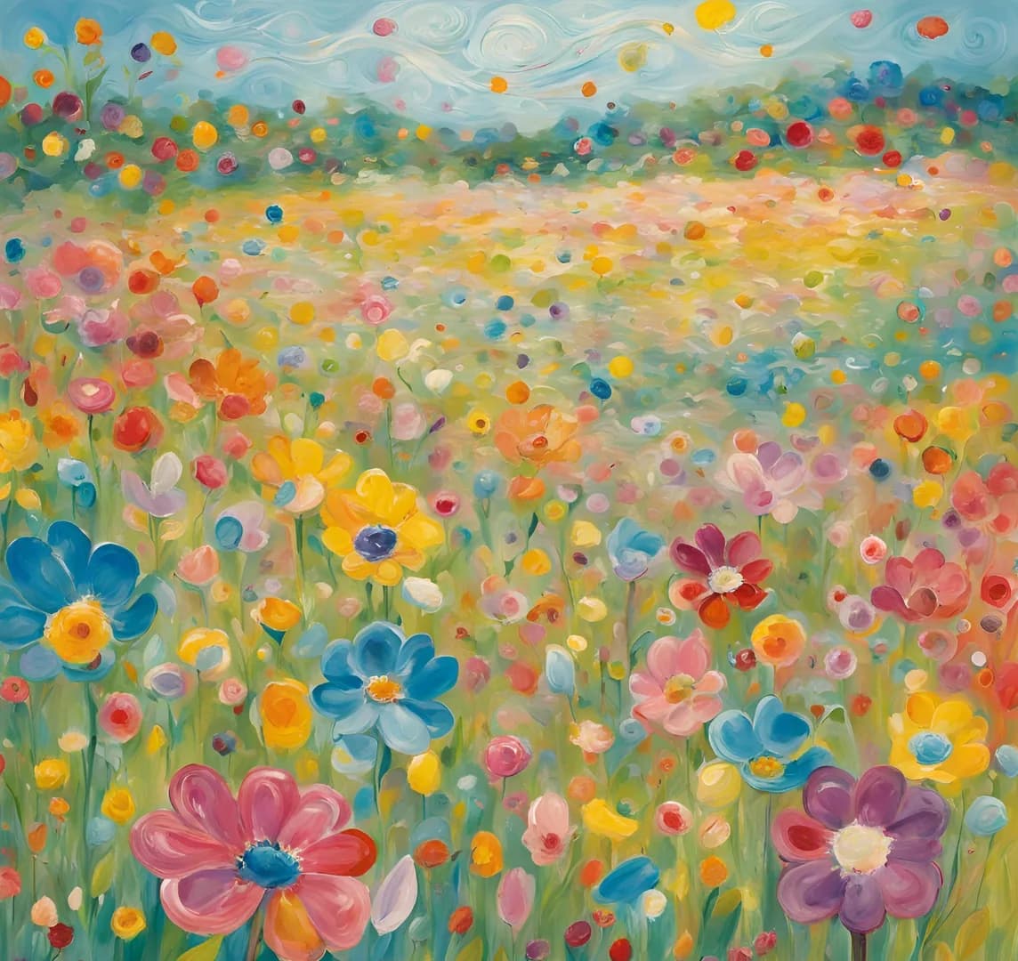 Kids Only: Field of Wild Flowers