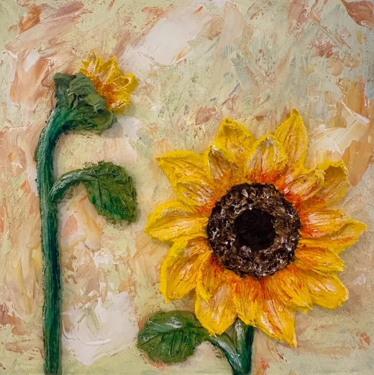Introduction to Sculpture Painting- Sunflower