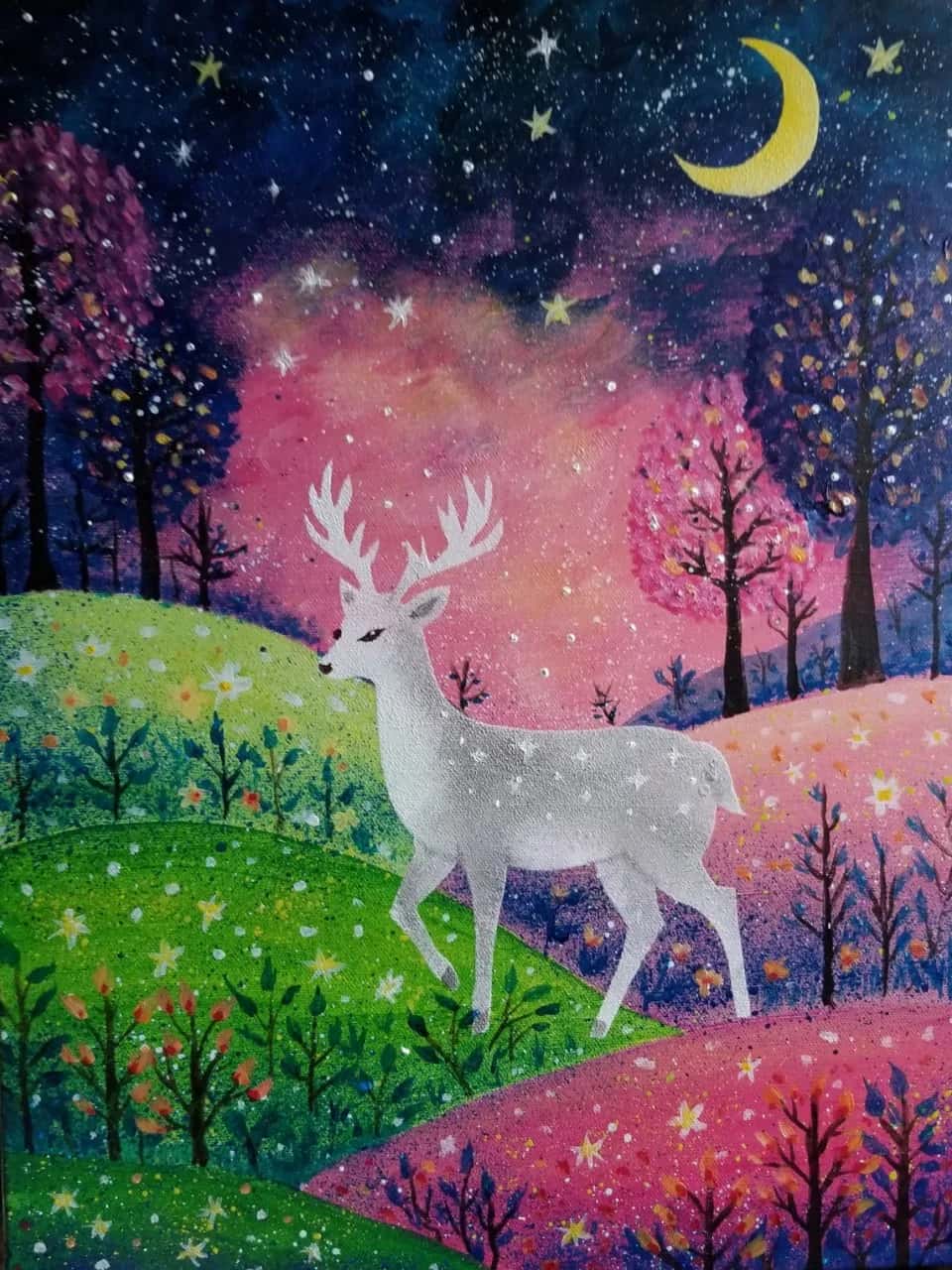 Kids: Dream Forest with White Deer