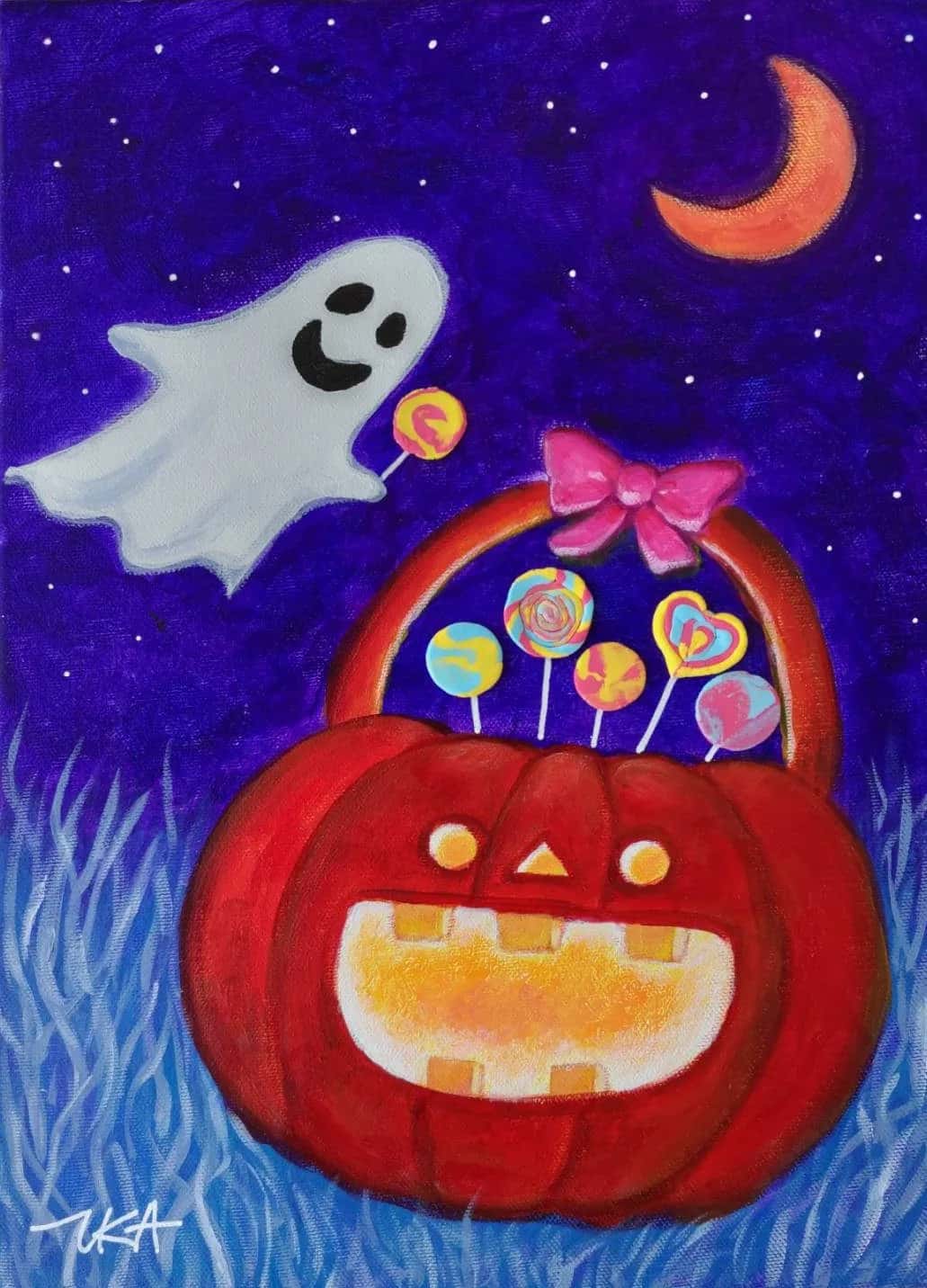 Kids: Halloween Candy Lovin' Ghost
