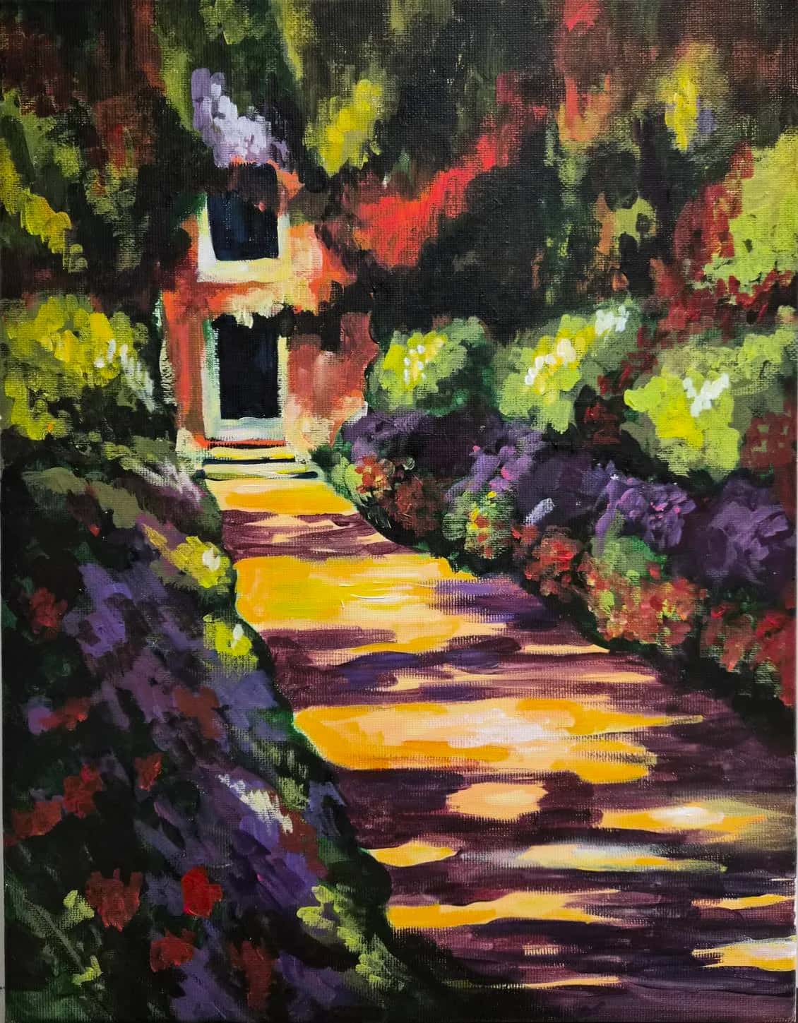 Monet: Garden Path at Giverny