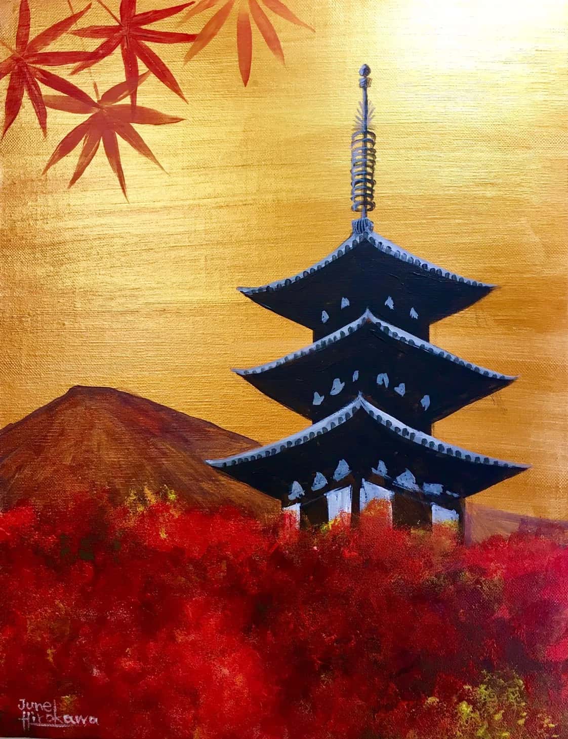 Kyoto Pagota in Autumn