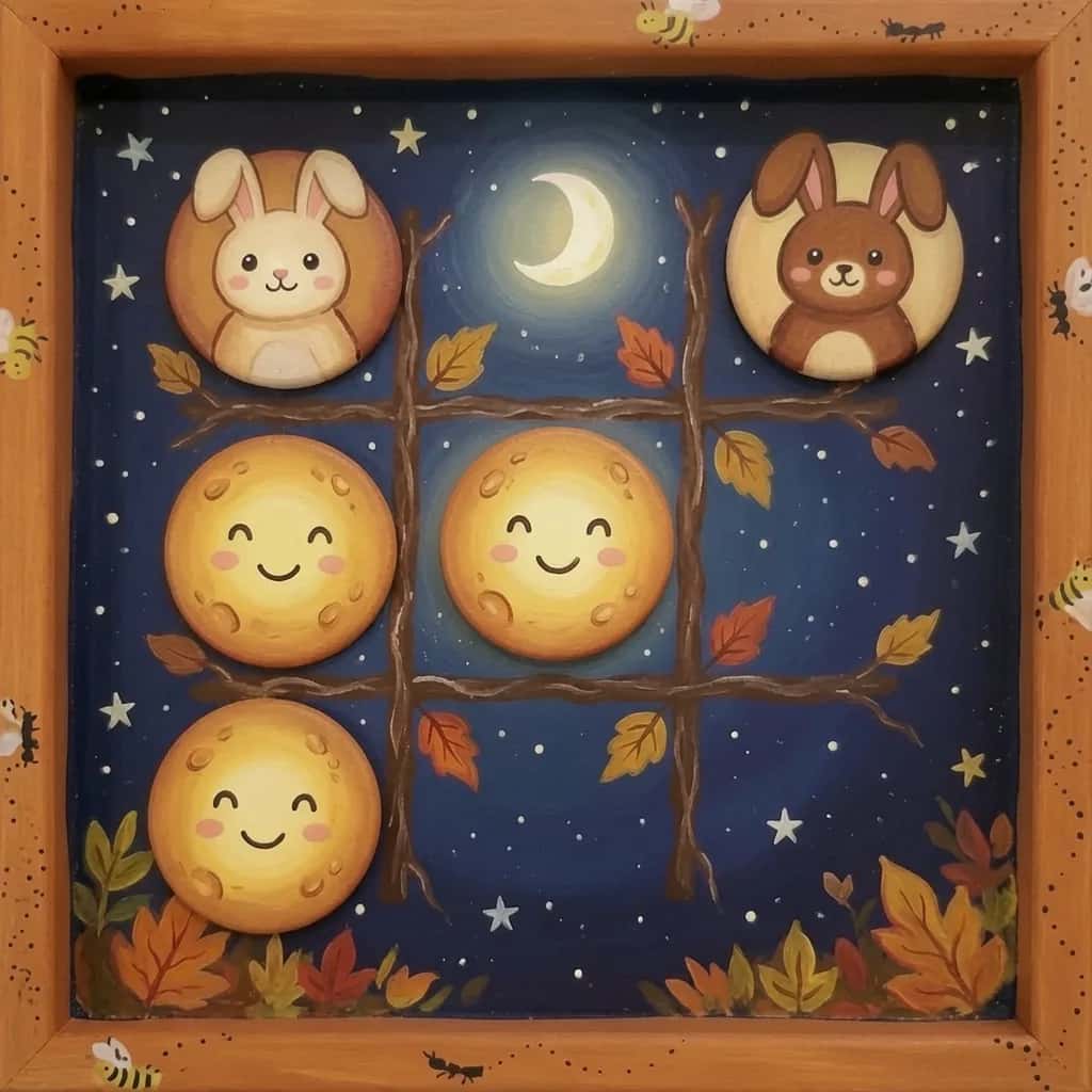 Kids: Tic Tac Toe Game Design & Creation Autumn