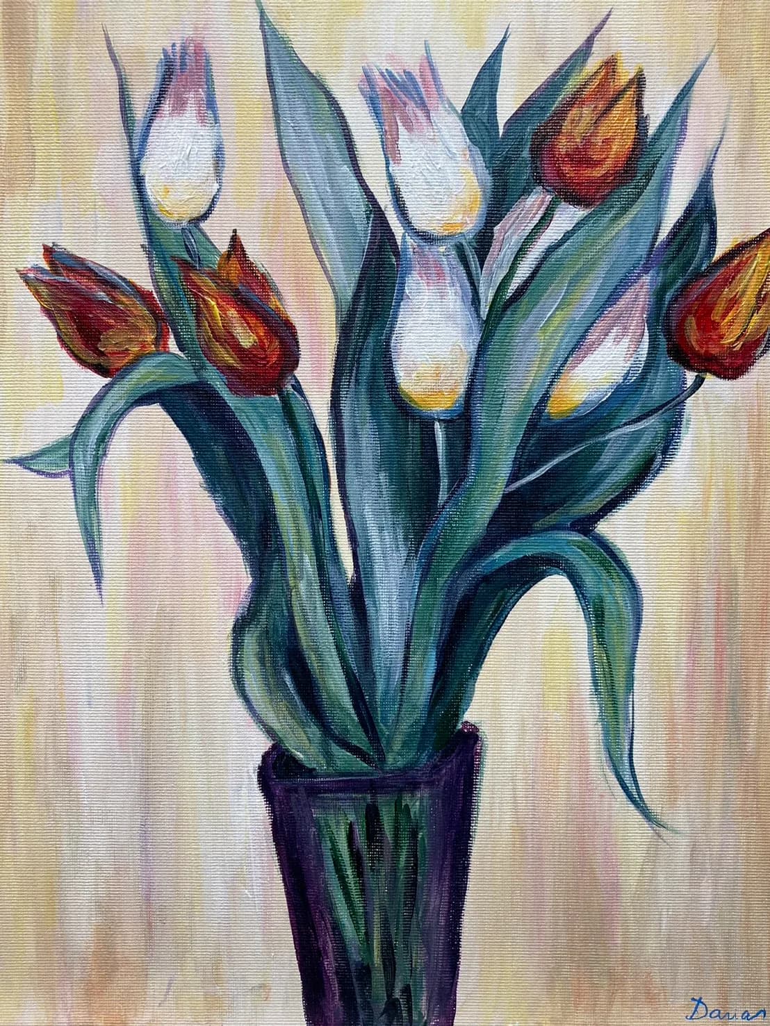 Monet- Tulips