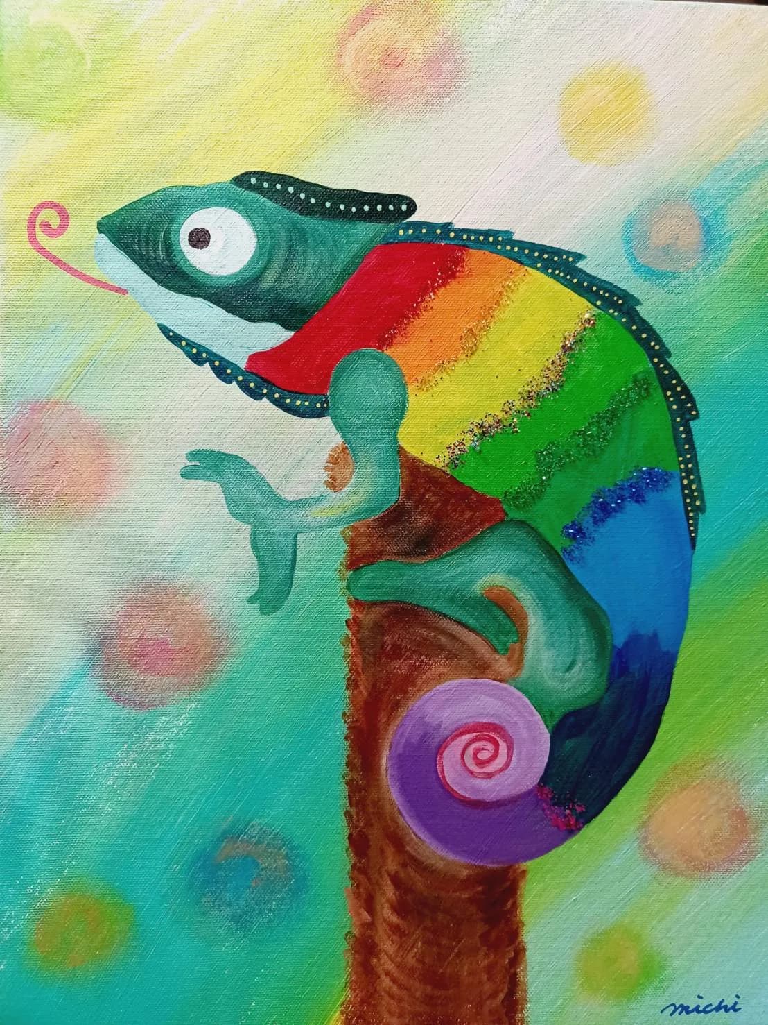 Kids: Rainbow Chameleon