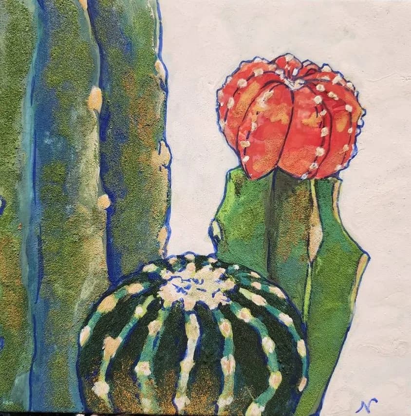 The Art of Nihonga – Cactus