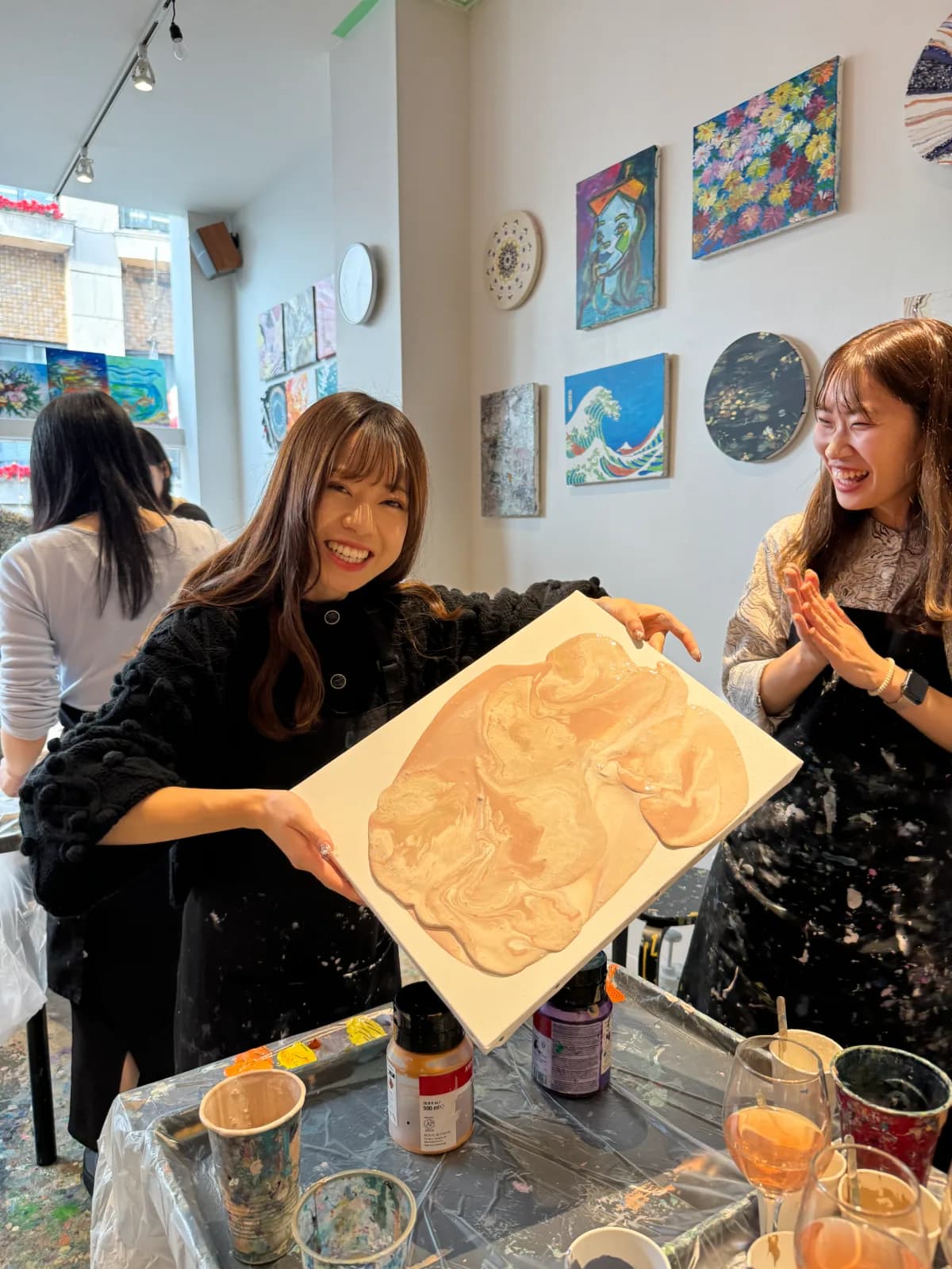 Paint Pouring Fluid Art 2