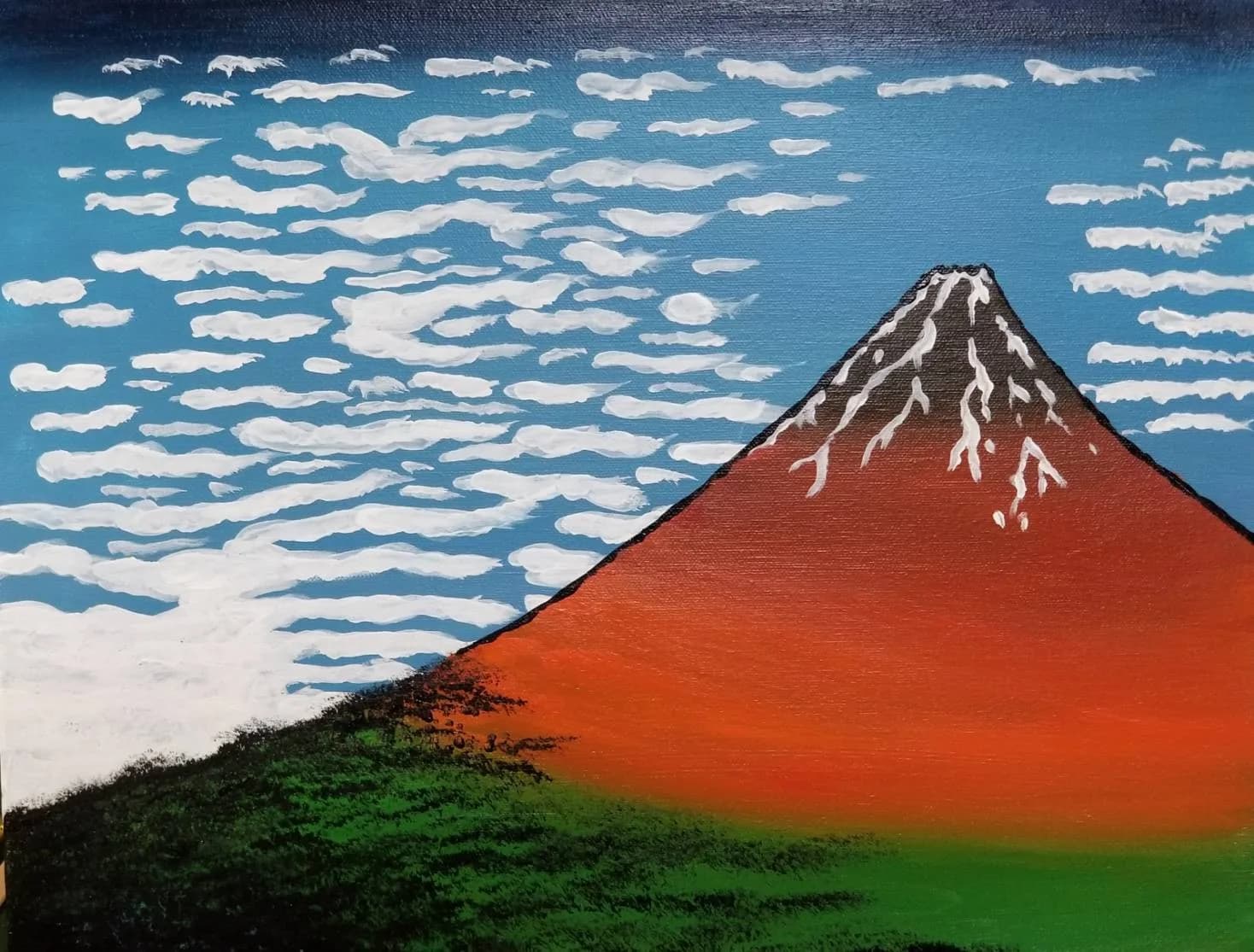 Hokusai: Red Fuji