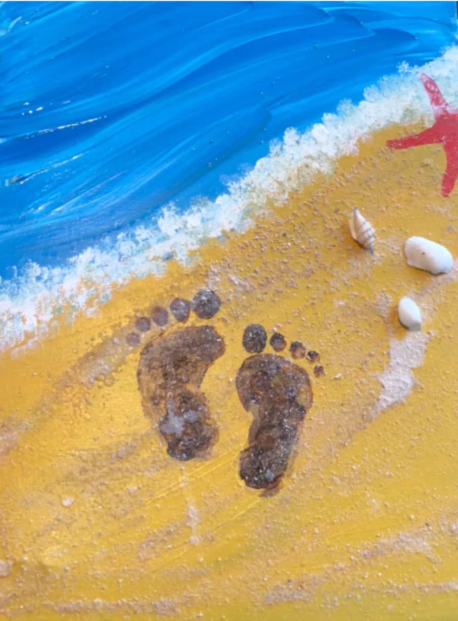Kids: Footprints in the Sand
